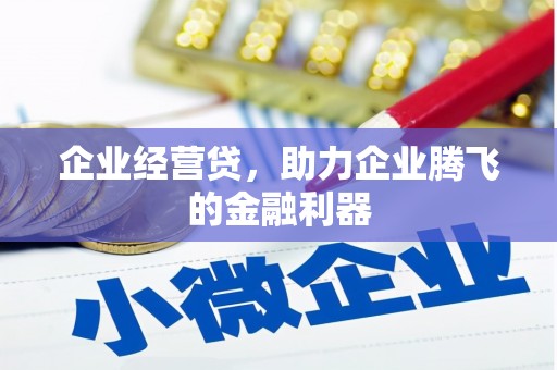 临淄企业经营贷，助力企业腾飞的金融利器
