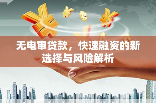 临淄无电审贷款，快速融资的新选择与风险解析