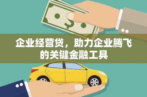 临淄企业经营贷，助力企业腾飞的关键金融工具
