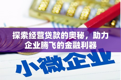 临淄探索经营贷款的奥秘，助力企业腾飞的金融利器