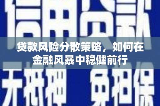 临淄贷款风险分散策略，如何在金融风暴中稳健前行