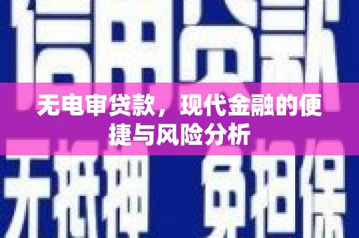 临淄无电审贷款，现代金融的便捷与风险分析