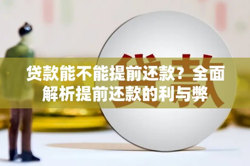 临淄贷款能不能提前还款？全面解析提前还款的利与弊