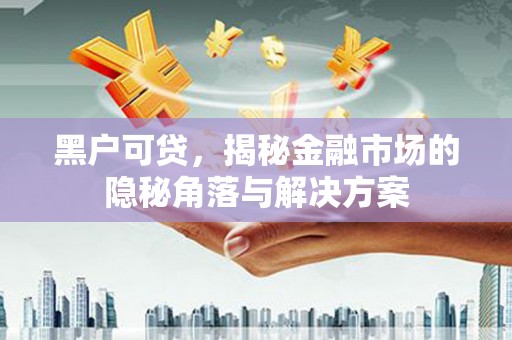 临淄黑户可贷，揭秘金融市场的隐秘角落与解决方案