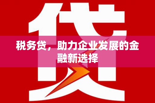 临淄税务贷，助力企业发展的金融新选择