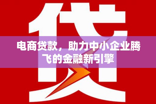 临淄电商贷款，助力中小企业腾飞的金融新引擎
