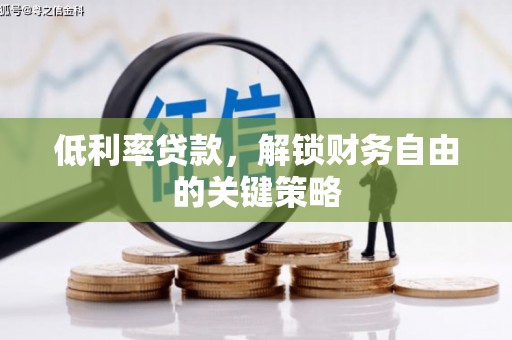 临淄低利率贷款，解锁财务自由的关键策略