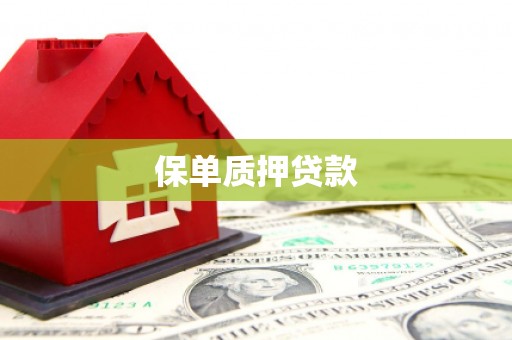临淄保单质押贷款