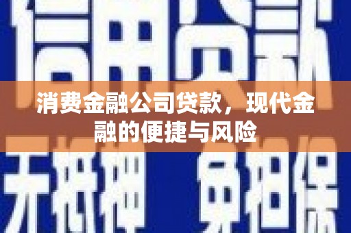 临淄消费金融公司贷款，现代金融的便捷与风险