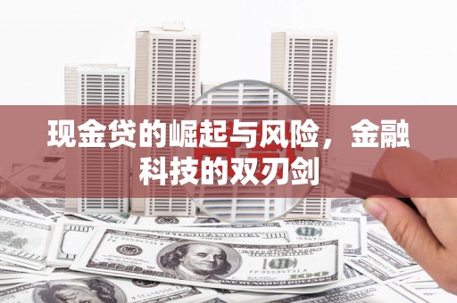 临淄现金贷的崛起与风险，金融科技的双刃剑