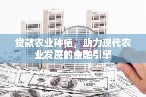 临淄贷款农业种植，助力现代农业发展的金融引擎