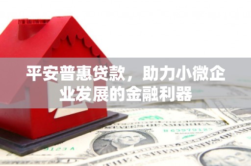 临淄平安普惠贷款，助力小微企业发展的金融利器