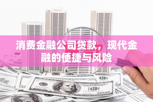 临淄消费金融公司贷款，现代金融的便捷与风险